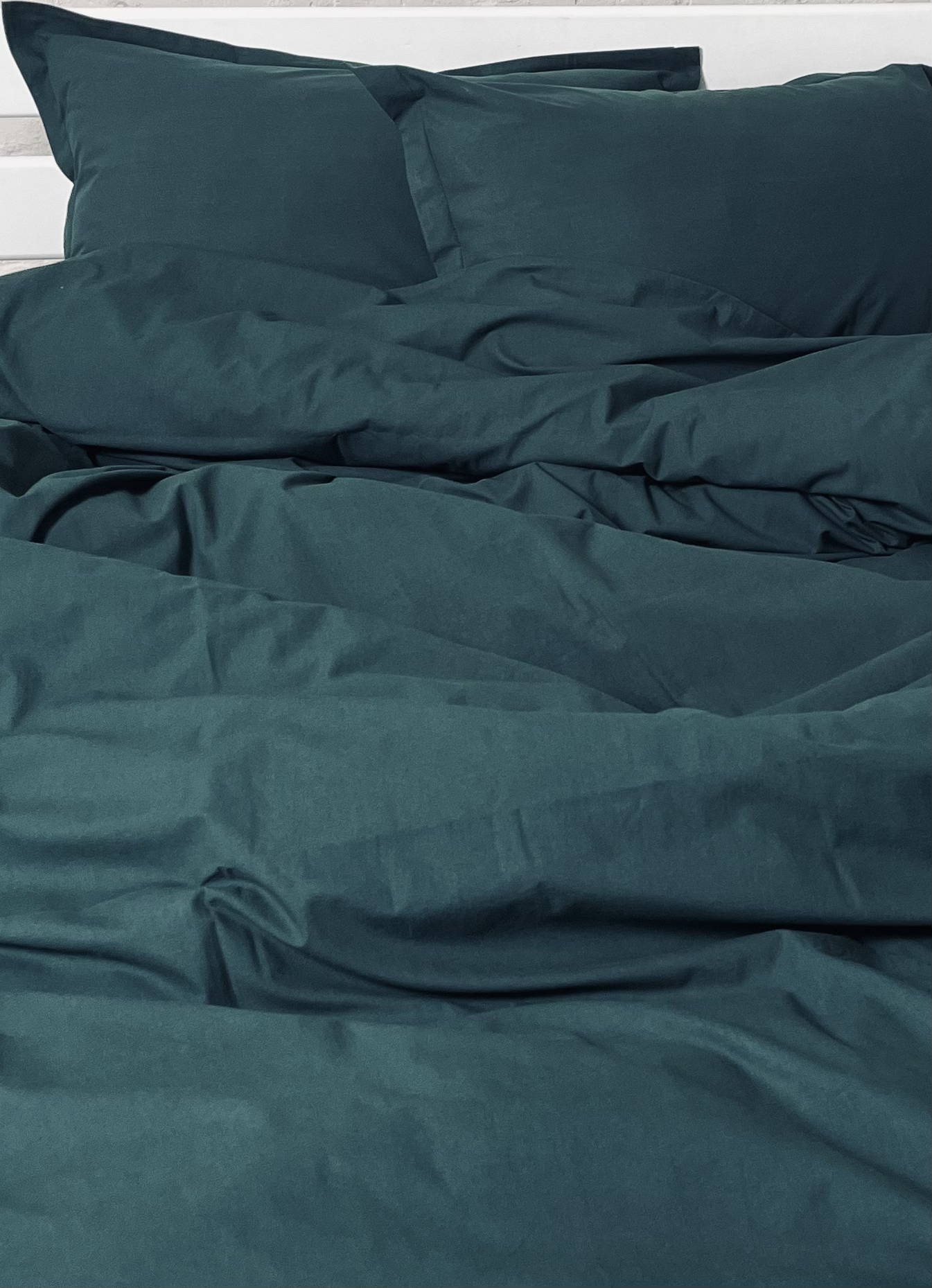 Комплект постельного белья White Dream полуторный 155х215 см вареный хлопок Зеленый (2001/3) - фото 2 Комплект постельного белья White Dream полуторный 155х215 см вареный хлопок Зеленый (2001/3) - фото 2