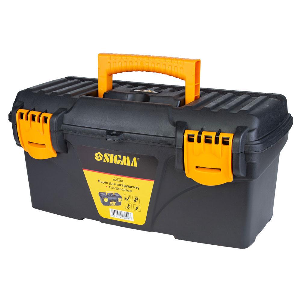 Набір ящиків для інструментів Sigma 2в1 410x209x195/535x291x280 мм (7403881) - фото 7