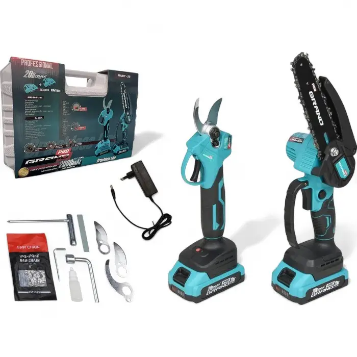 Набор аккумуляторных инструментов Grand №2 G (СА-20BL+АПЦ-20/6"-2 BL)