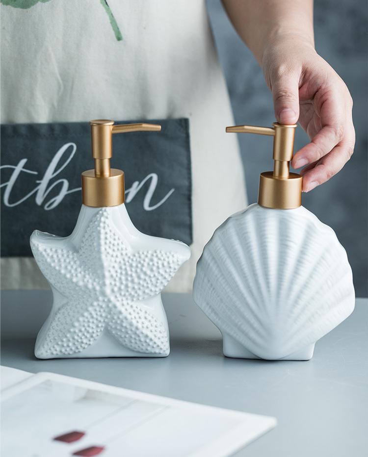 Дозатор для рідкого мила Морська зірка 11488 18,5х12 см 330 мл (4570263) - фото 5