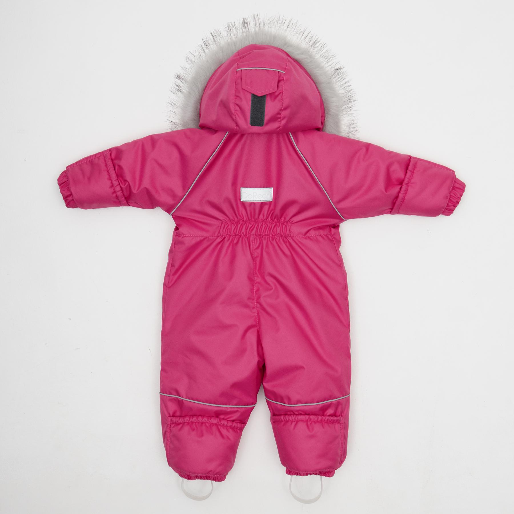 Дитячий зимовий комбінезон з капюшоном DoRechi Аполло з хутром 92-98 см Рожевий (21512) - фото 2 Дитячий зимовий комбінезон з капюшоном DoRechi Аполло з хутром 92-98 см Рожевий (21512) - фото 2
