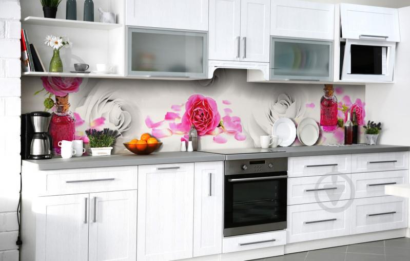 Скинали на кухню Zatarga «Унікальний парфум» 600х2500 мм вінілова 3Д наклейка кухонний фартух самоклеюча