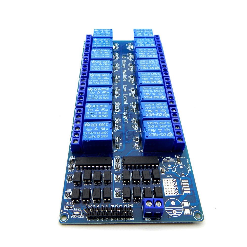 Реле 16-ти канальний управління 5V для Arduino - фото 1