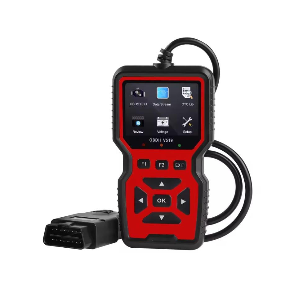 Автосканер диагностики V519 OBD2 Red (500438)