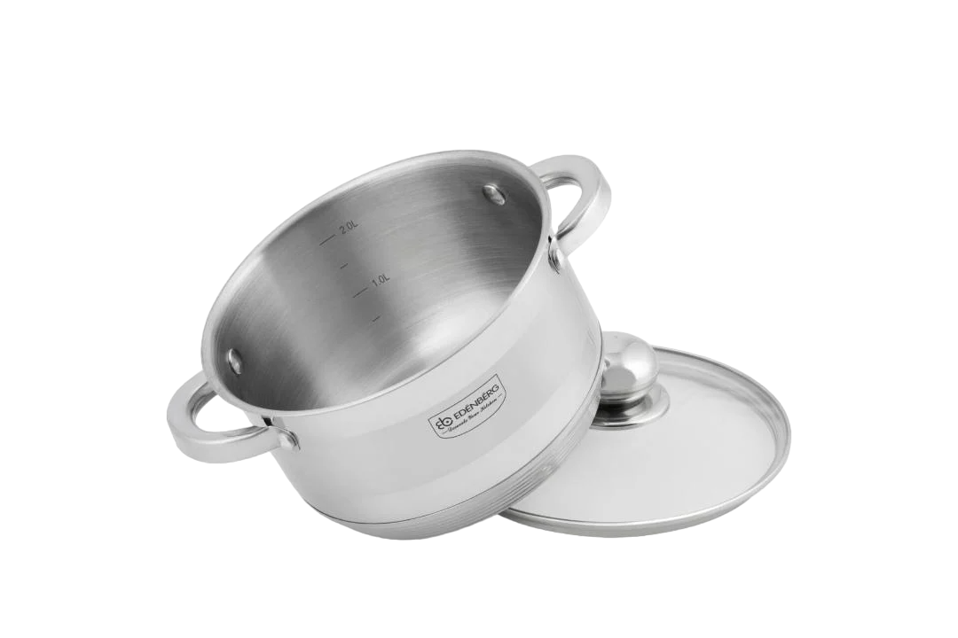 Кастрюля с крышкой Edenberg EB-3004 нержавеющая сталь 2 л (57-46-EB-3004)