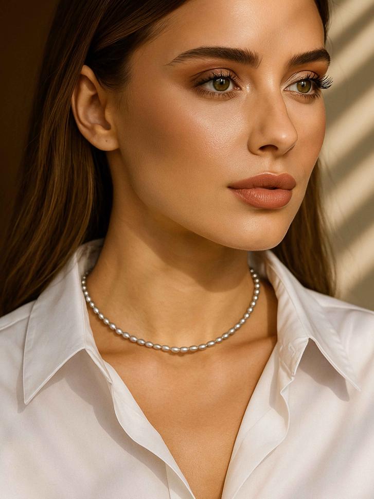 Чокер LeBijou из серого жемчуга (5103)