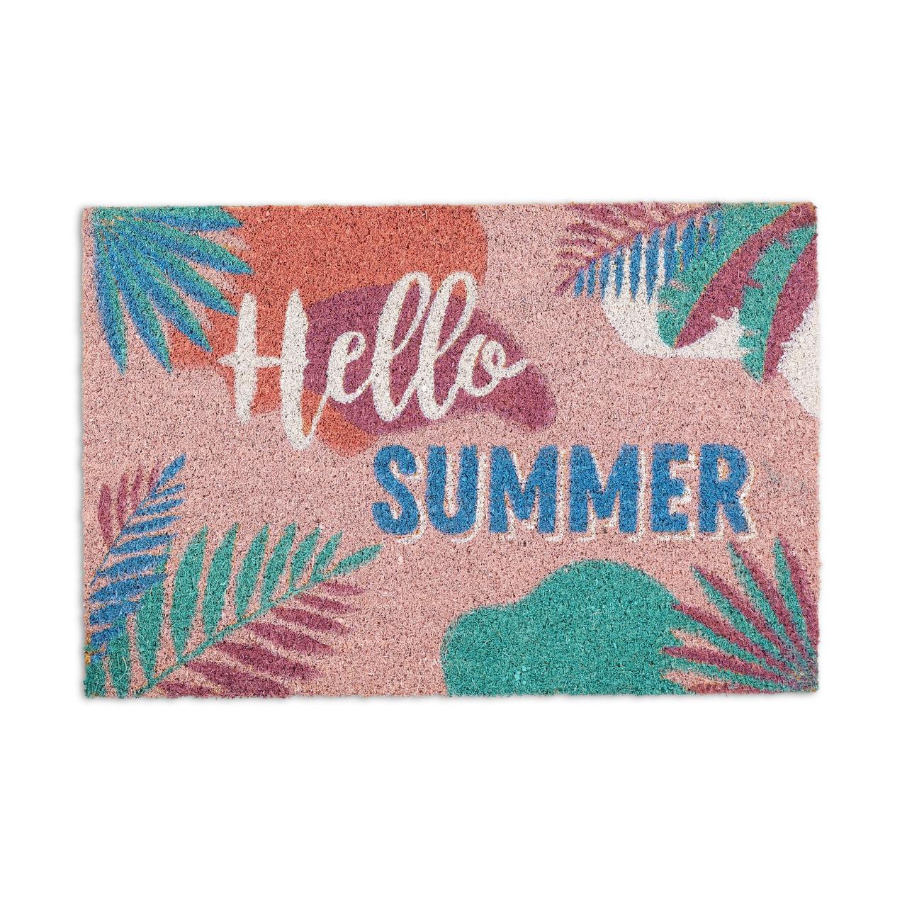 Коврик Relaxdays Hello Summer из кокосового волокна 60x40 см (10035484)