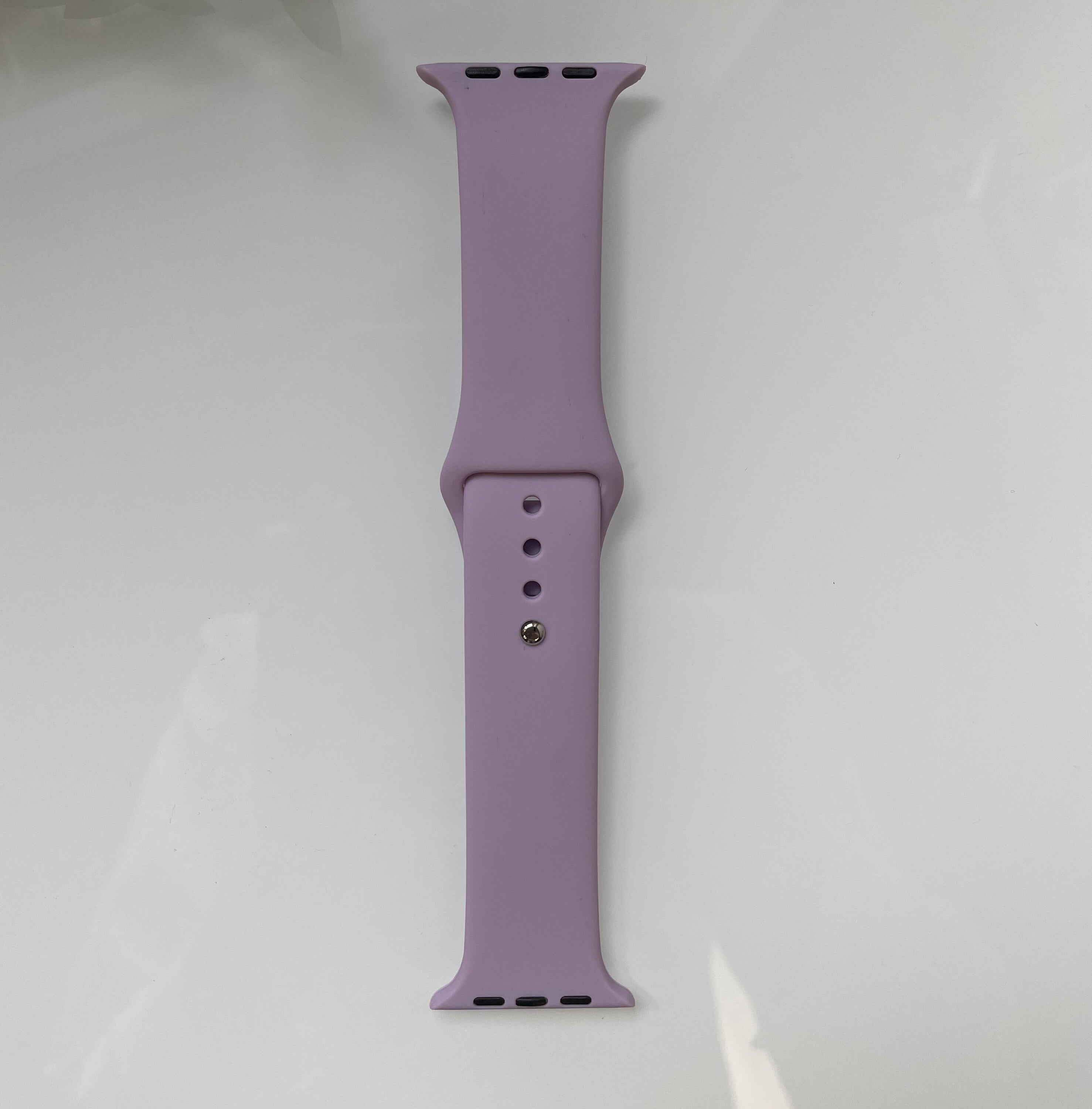 Ремешок для смарт-часов силиконовый для Apple Watch 38/40 мм Лавандовый (RW062)