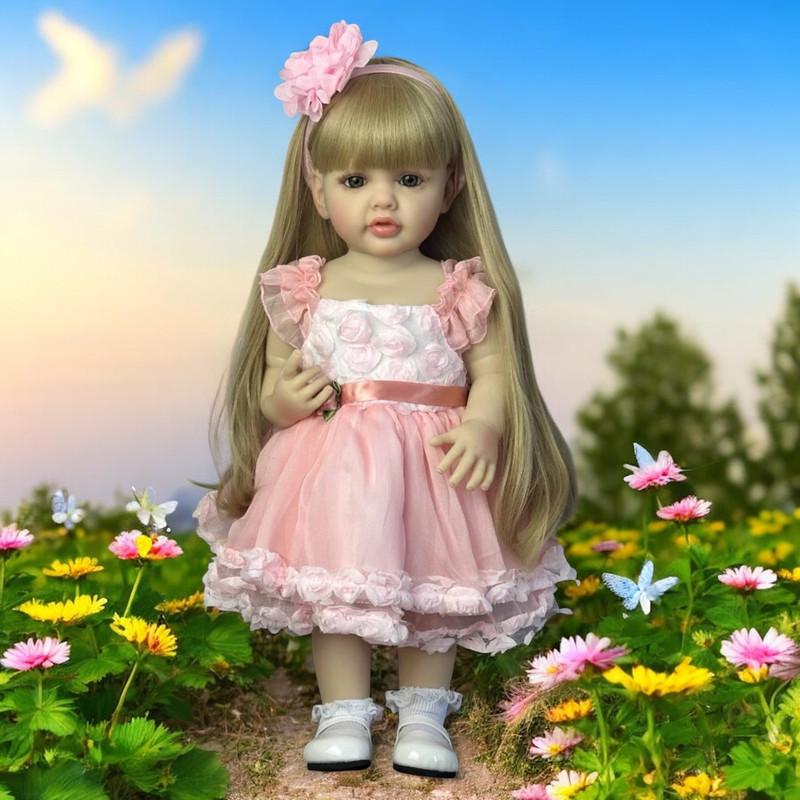Лялька Белла Reborn Doll Вінілова можна купати