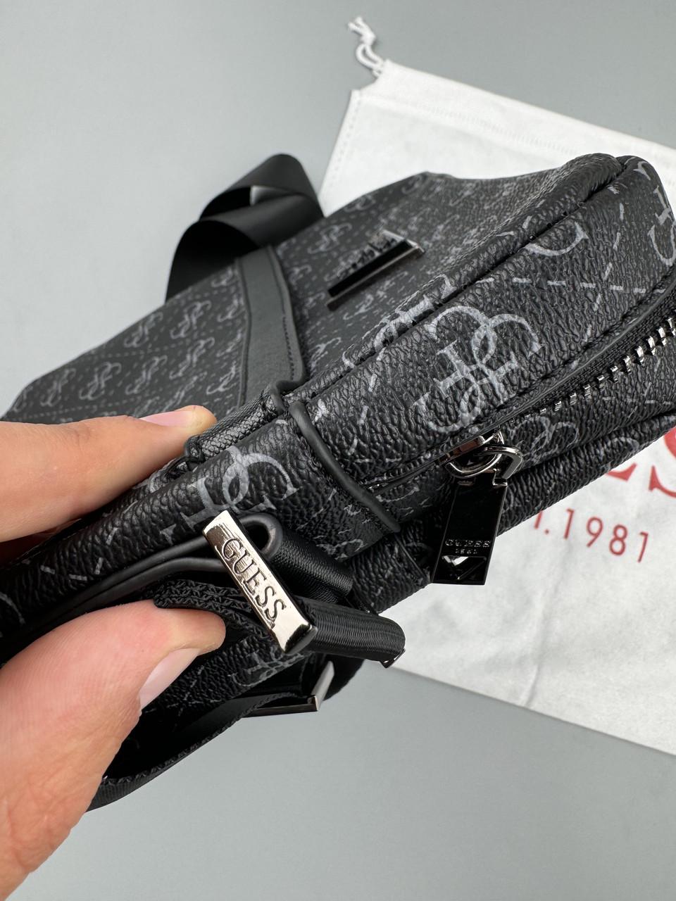 Барсетка мужская через плечо Guess Черный - фото 2 Барсетка мужская через плечо Guess Черный - фото 2