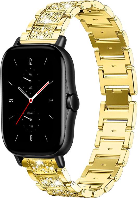 Браслет металлический Glam для Amazfit GTS 2e Gold (32808-2A)