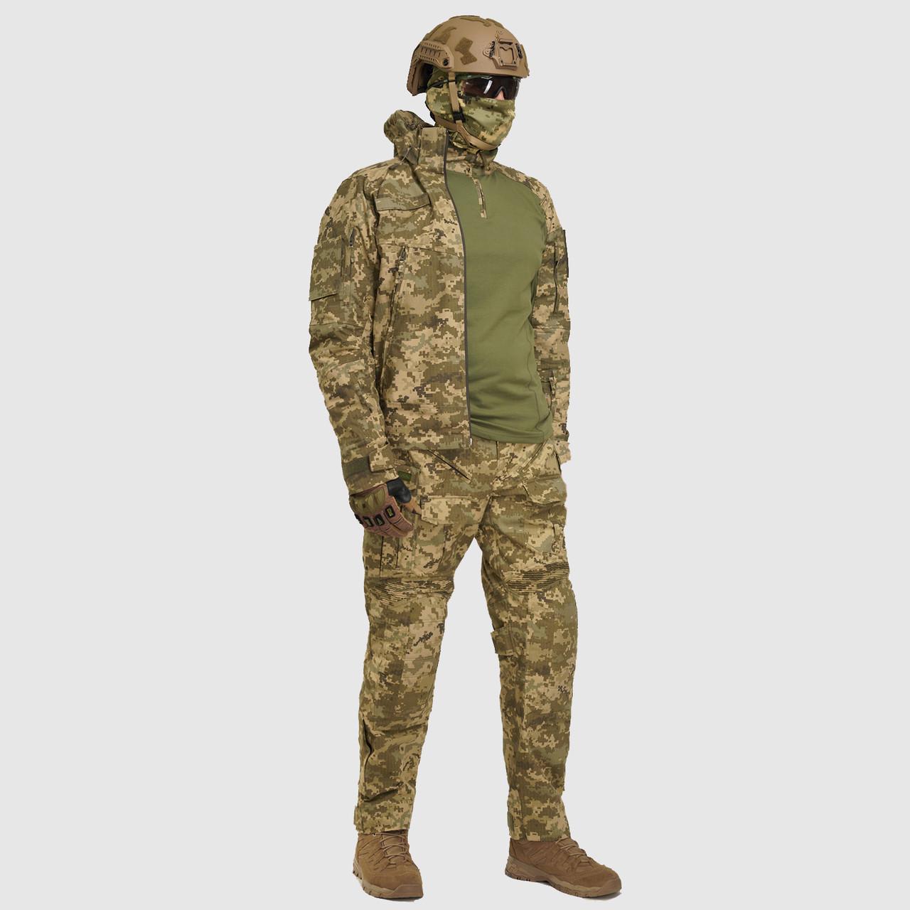 Военная форма демисезонная UATAC Gen 5.6 Ripstop штаны/куртка и убакс S Пиксель (2675074976)