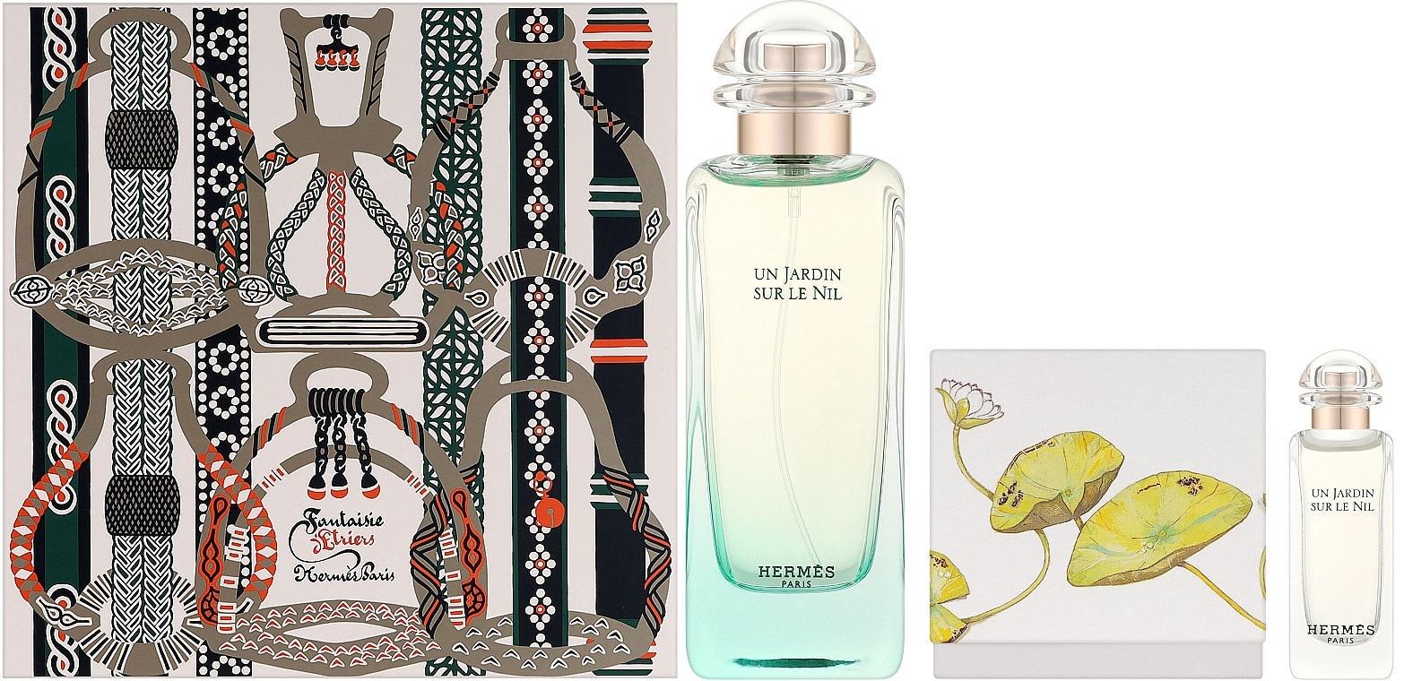 Подарунковий набір унісекс Hermes Un Jardin Sur Le Nil туалетна вода 100 мл та 7,5 мл/мило 50 г (380859)
