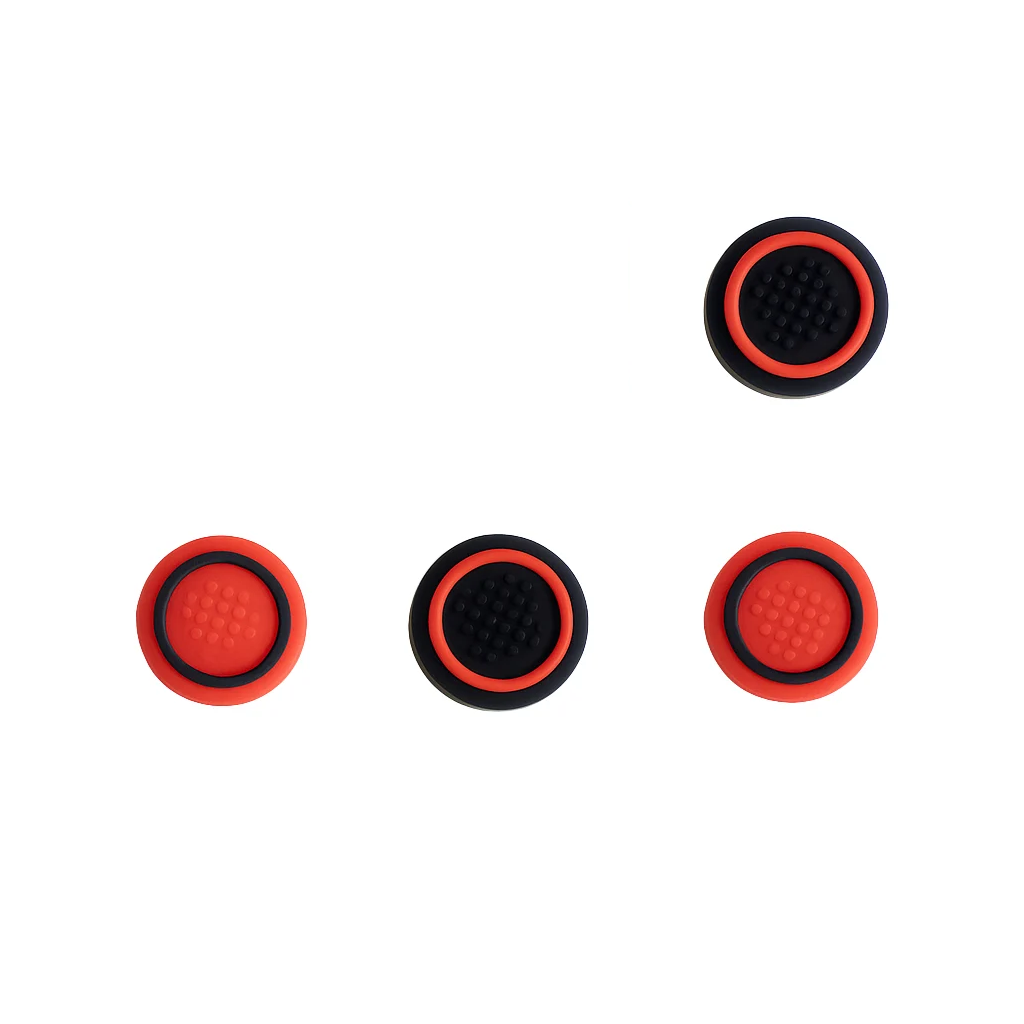 Набір накладок на стіки для PlayStation Vita Circle 4 шт. Black/Red (2486033859)