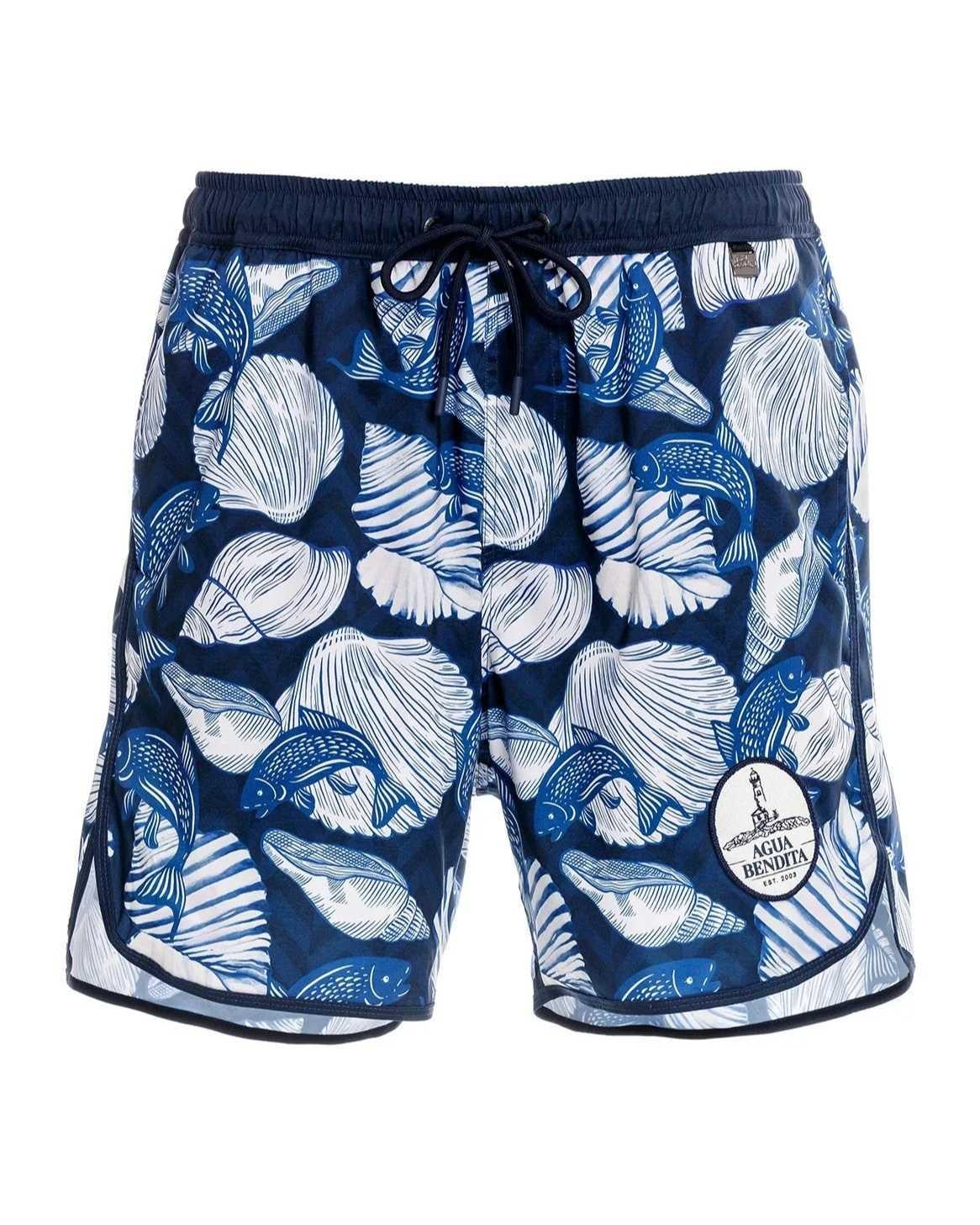 Шорты пляжные мужские Agua Bendita р. 38 Синий (19385)
