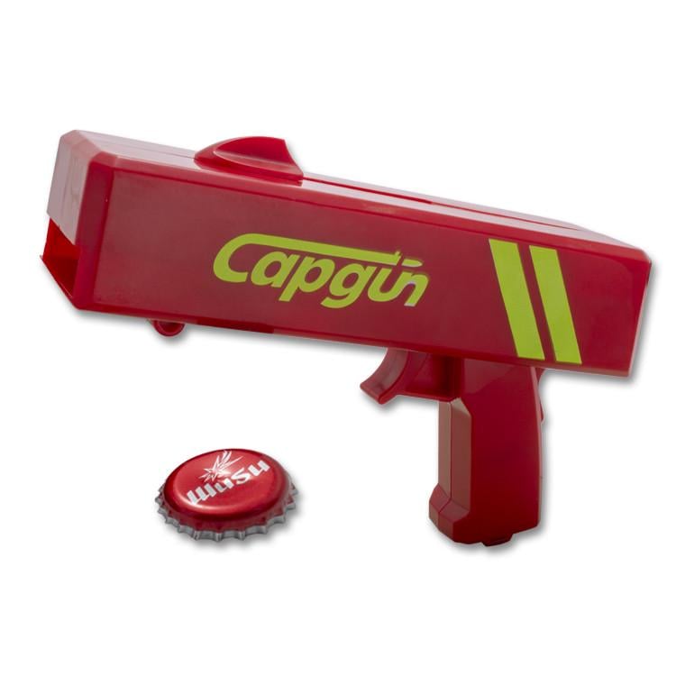 Открывалка для бутылок SUNROZ Cap Gun Пистолет Красный (SUN7738_1)