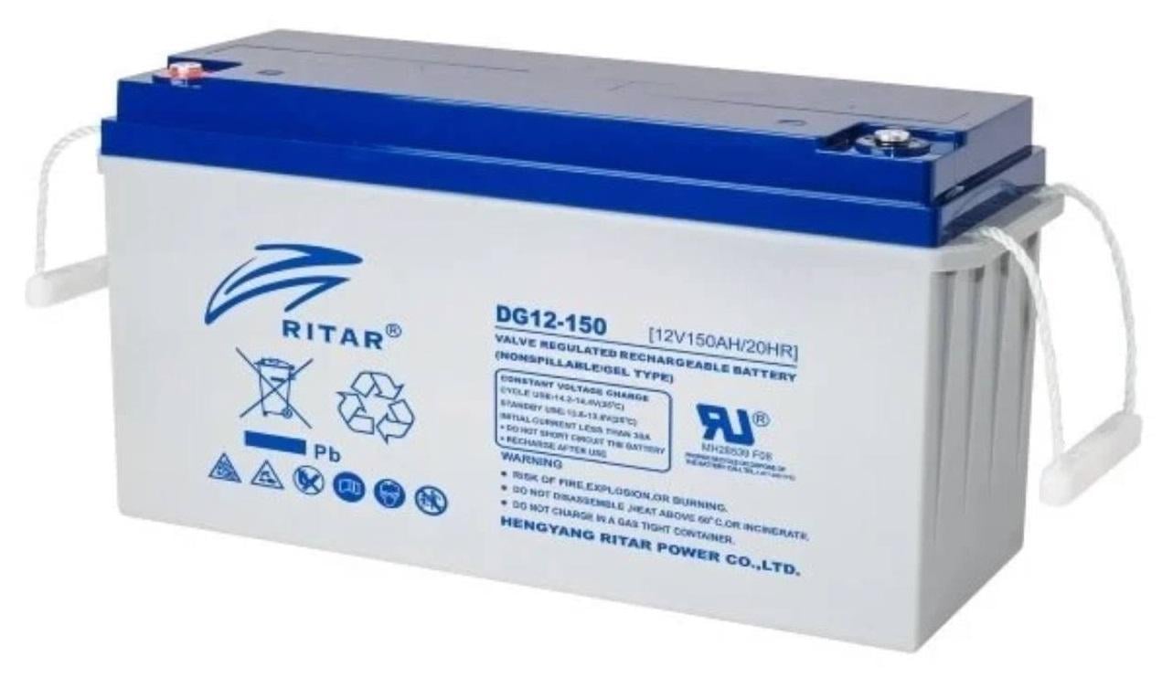 Акумулятор Гелевий Ritar DG12-150 12 V 150 mAh для безперебійника ДБЖ