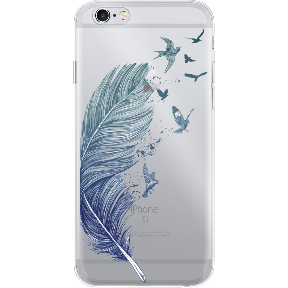 Чехол Boxface iPhone 6 Feather Прозорий силікон (24523-cc38-24523)