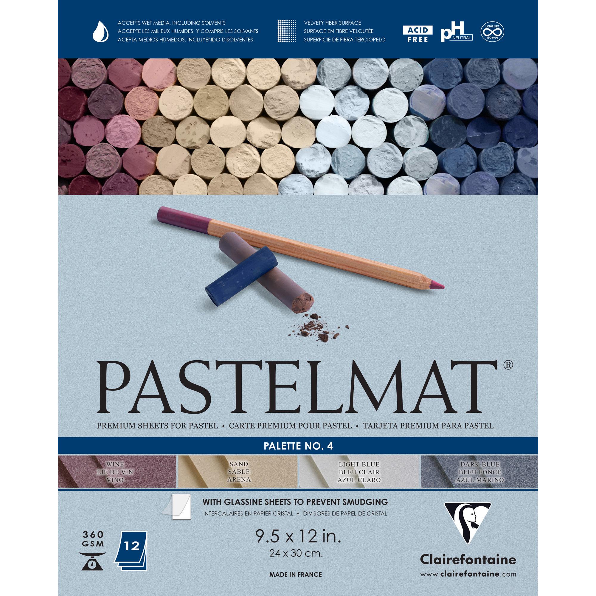 Папір для пастелі Clairefontaine Pastelmat №4 24х30 см 12 аркушів (96111C) Папір для пастелі Clairefontaine Pastelmat №4 24х30 см 12 аркушів (96111C)