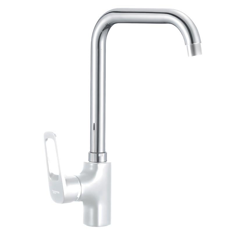 Смеситель для кухни MIXXUS Nevada 014-G Nut Белый (MI5801)