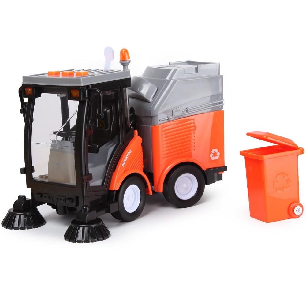 Іграшкова техніка WENYI Підмітально-прибиральна 1:16 з контейнером/світло та звук/інерційний (30156527) Іграшкова техніка WENYI Підмітально-прибиральна 1:16 з контейнером/світло та звук/інерційний (30156527)