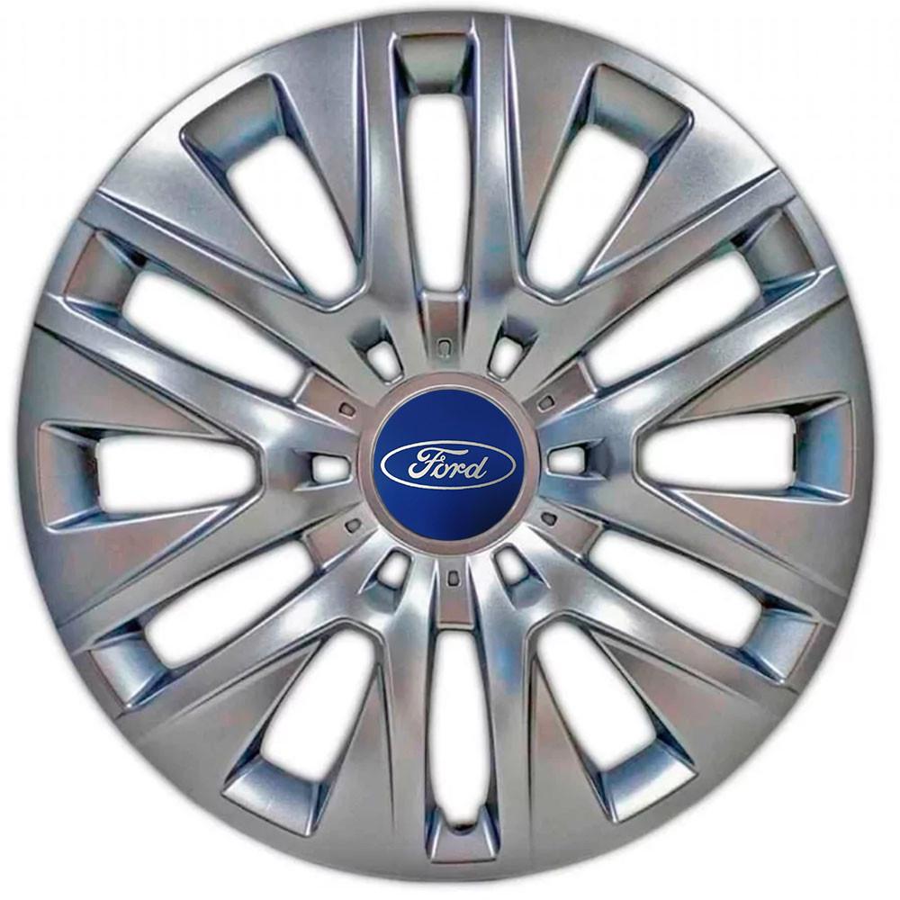Ковпаки SJS 429 з логотипом Ford R16 4 шт. Сріблястий (2654555439) Ковпаки SJS 429 з логотипом Ford R16 4 шт. Сріблястий (2654555439)