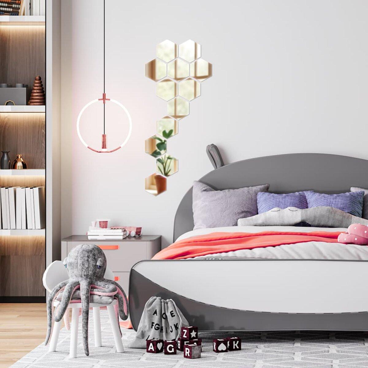 Декор дзеркальний акриловий самоклеючий 85х95 мм 12 шт. Сріблястий (SW-00002512) - фото 5 Декор дзеркальний акриловий самоклеючий 85х95 мм 12 шт. Сріблястий (SW-00002512) - фото 5