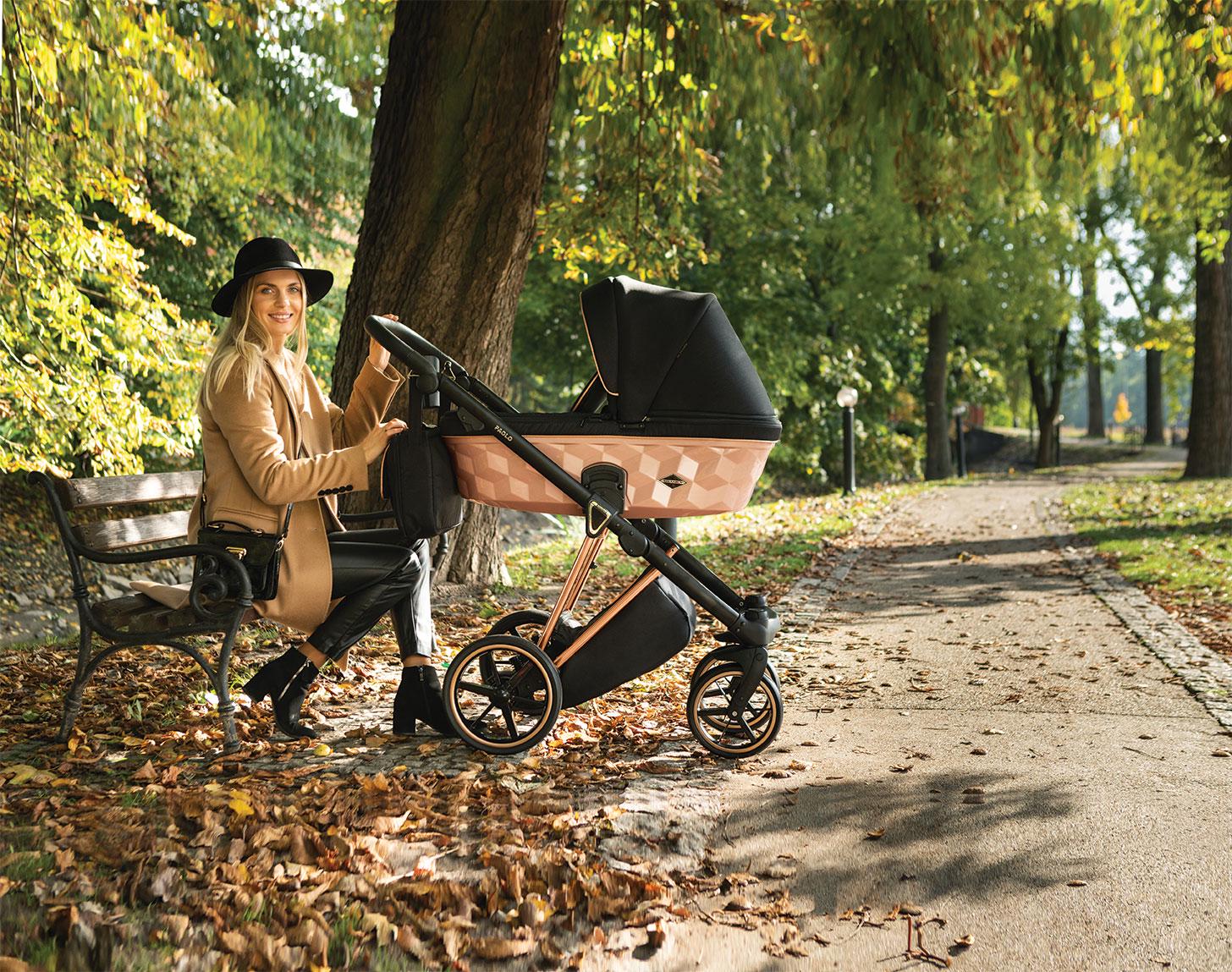 Детская коляска трансформер 3в1 Adamex PAOLO SPECIAL EDITION (4029235) - фото 16