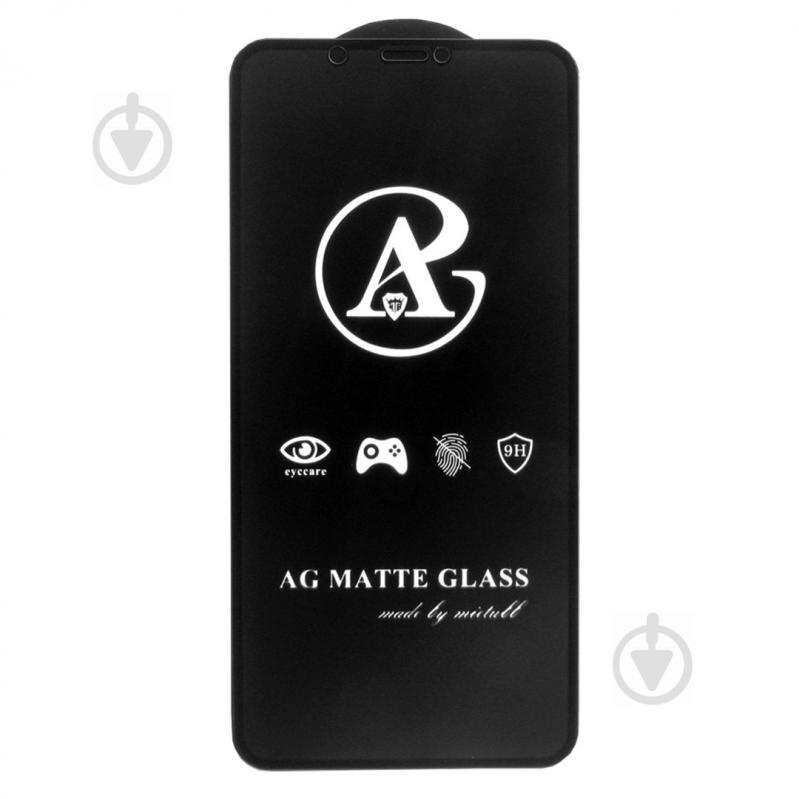 Матове захисне скло AG Matte Full Glue для Apple iPhone XS Max Чорний Матове захисне скло AG Matte Full Glue для Apple iPhone XS Max Чорний