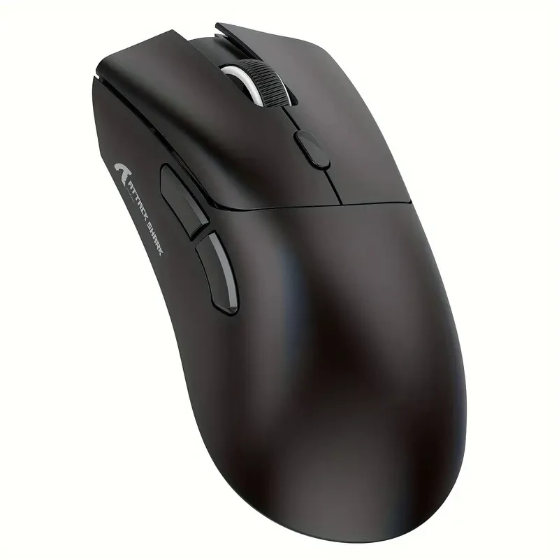 Компьютерная игровая мышь attack shark R1 PAW3311 18 000 DPI 2,4G/Bluetooth/USB-C 55 г Черный (2675538006)