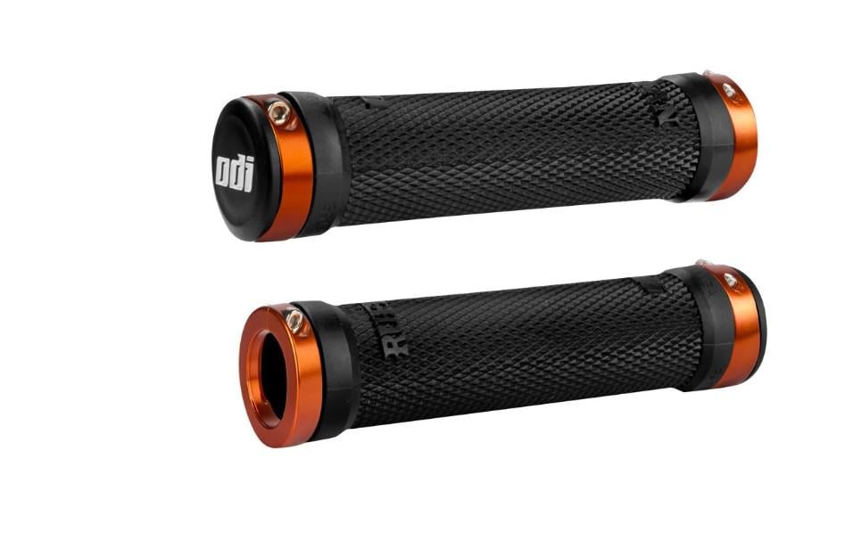 Гріпси ODI Ruffian MTB Lock-On Bonus Pack Black/Orange Clamps (D30RFB-O)