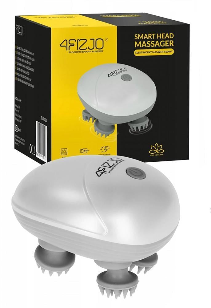 Электрический массажер для головы 4fizjo Smart Head Massager 4FJ0619 White