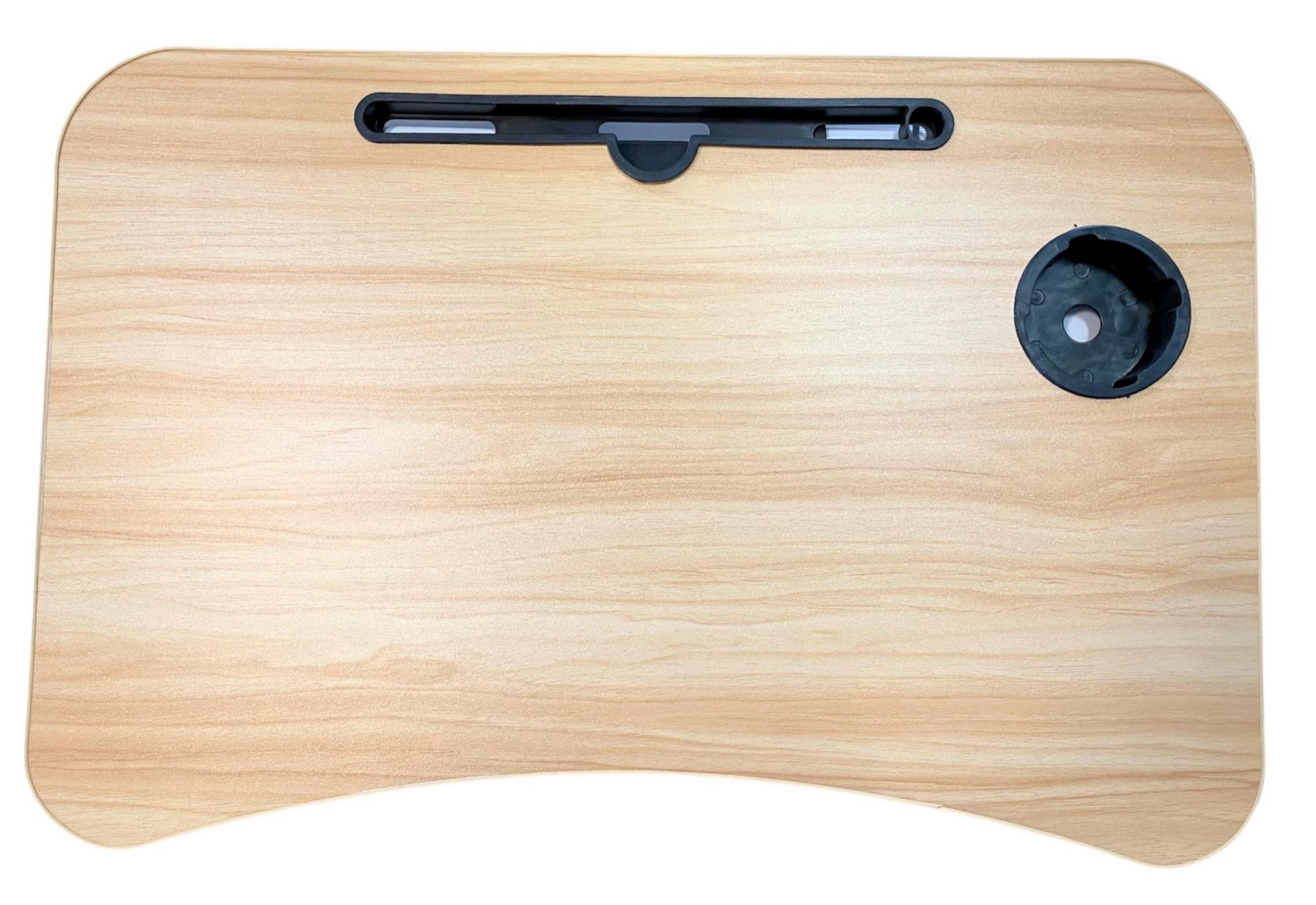 Столик для ноутбука/планшета/сніданків складний переносний стіл в ліжко з підставкою під стакан Бежевий - фото 4 Столик для ноутбука/планшета/сніданків складний переносний стіл в ліжко з підставкою під стакан Бежевий - фото 4