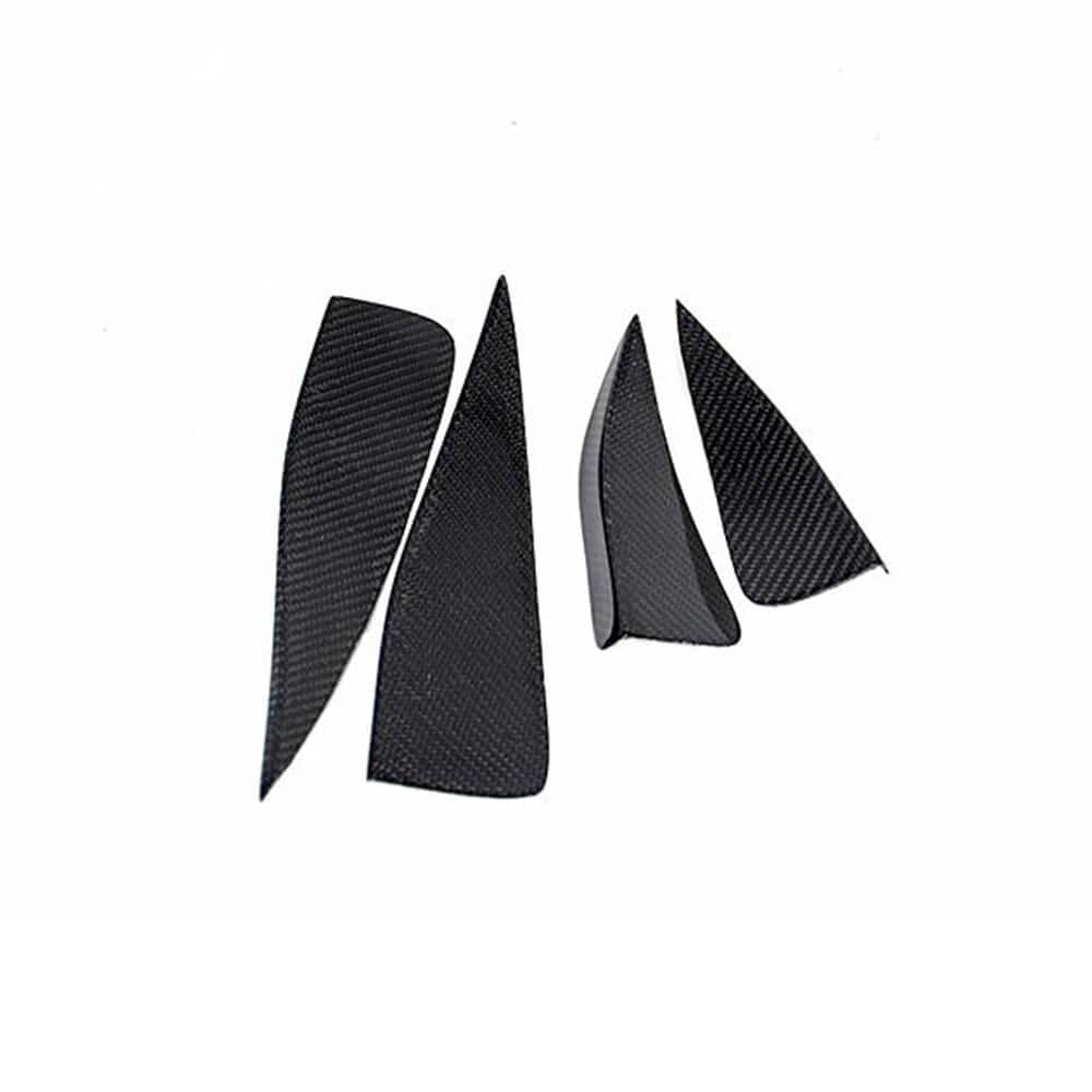 Накладка на передний бампер DDCarbon для S-Line SD 2017-2020/Audi A3 2012-2020 гг. карбон (132990)