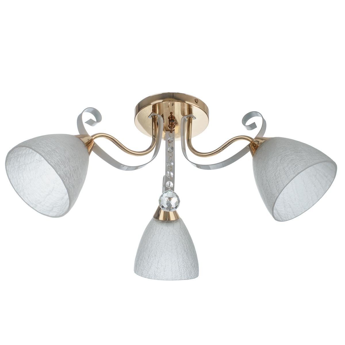 Люстра Brille LK-639S/3 E27 WH/G (23-615)