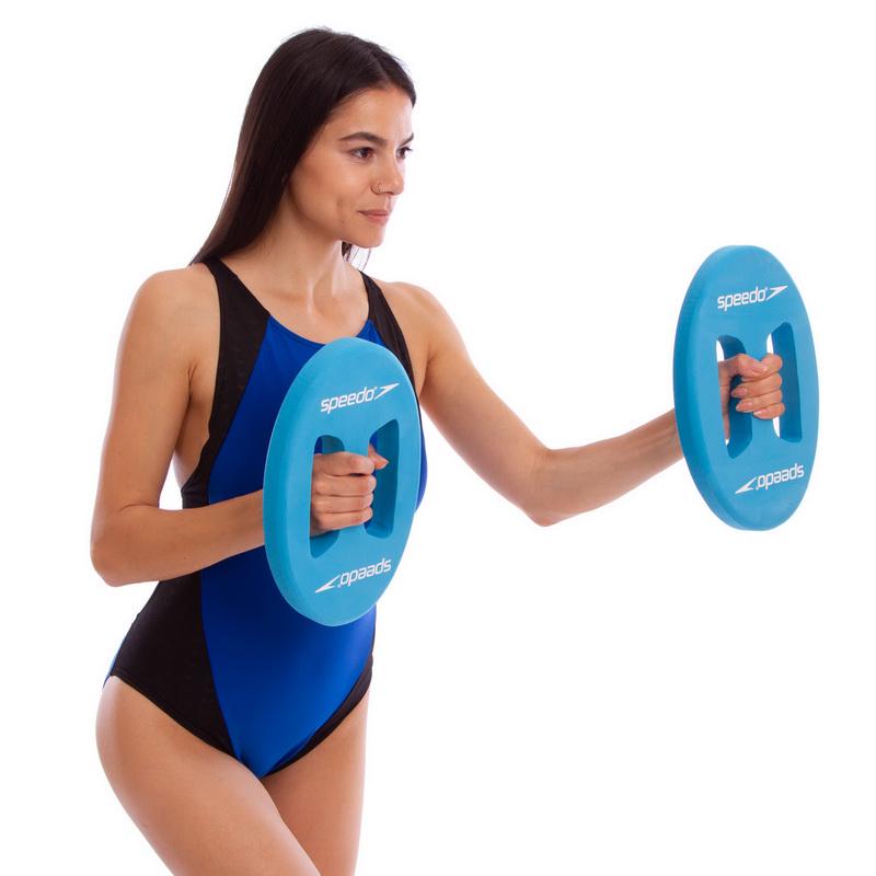 Диски для аквааеробіки SPEEDO HYDRO DISKS 8069350309 Блакитний (NA003840) - фото 2