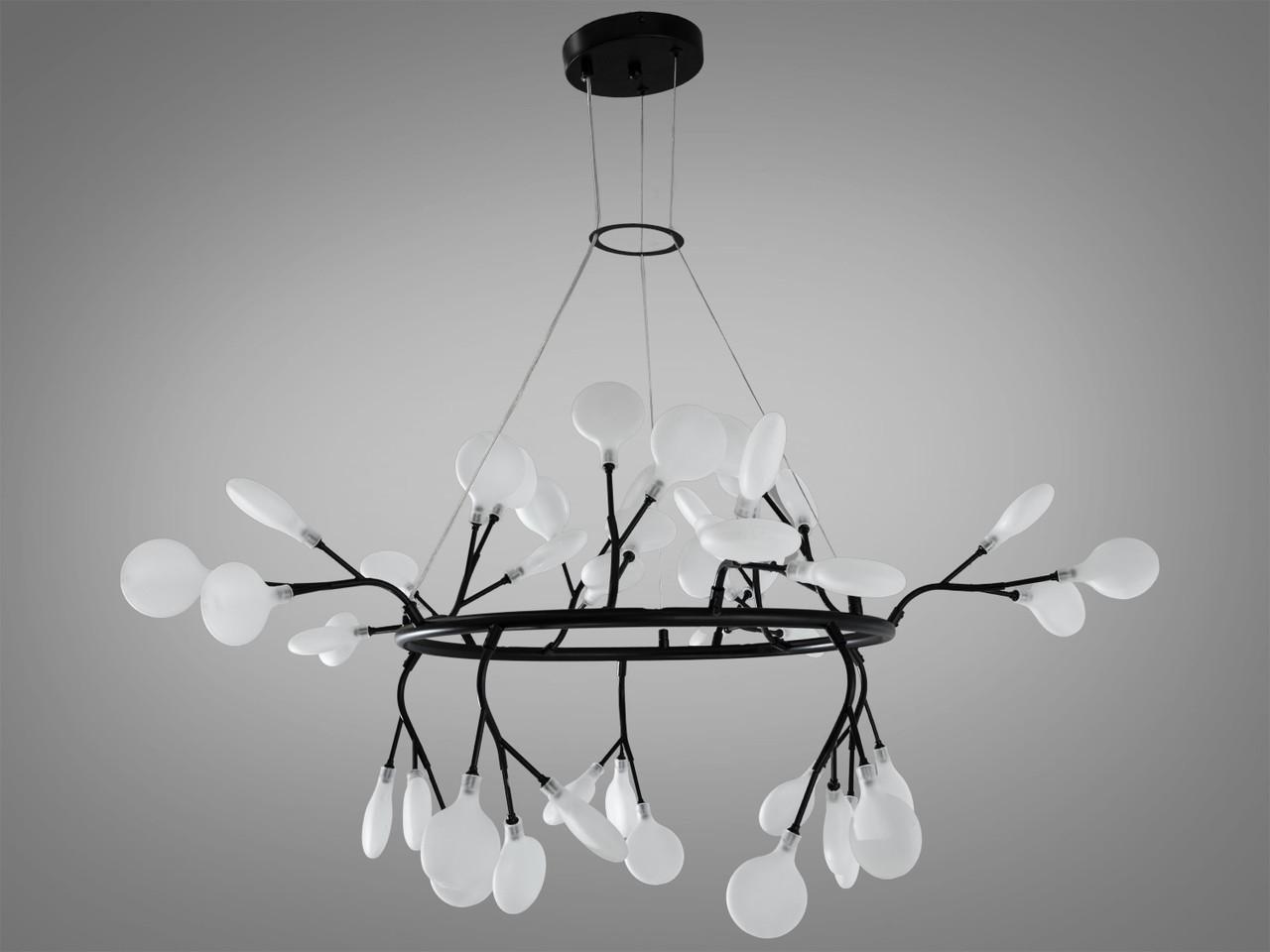 Люстра Светлячок EcoLed 27 ламп Y889-45A BK Черный