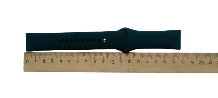 Ремешок для часов силиконовый 22х175 мм Cyprus Green (3213) - фото 3 Ремешок для часов силиконовый 22х175 мм Cyprus Green (3213) - фото 3