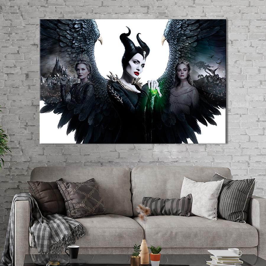 Настенний декор Малефисента 51x34 см (A74-1)
