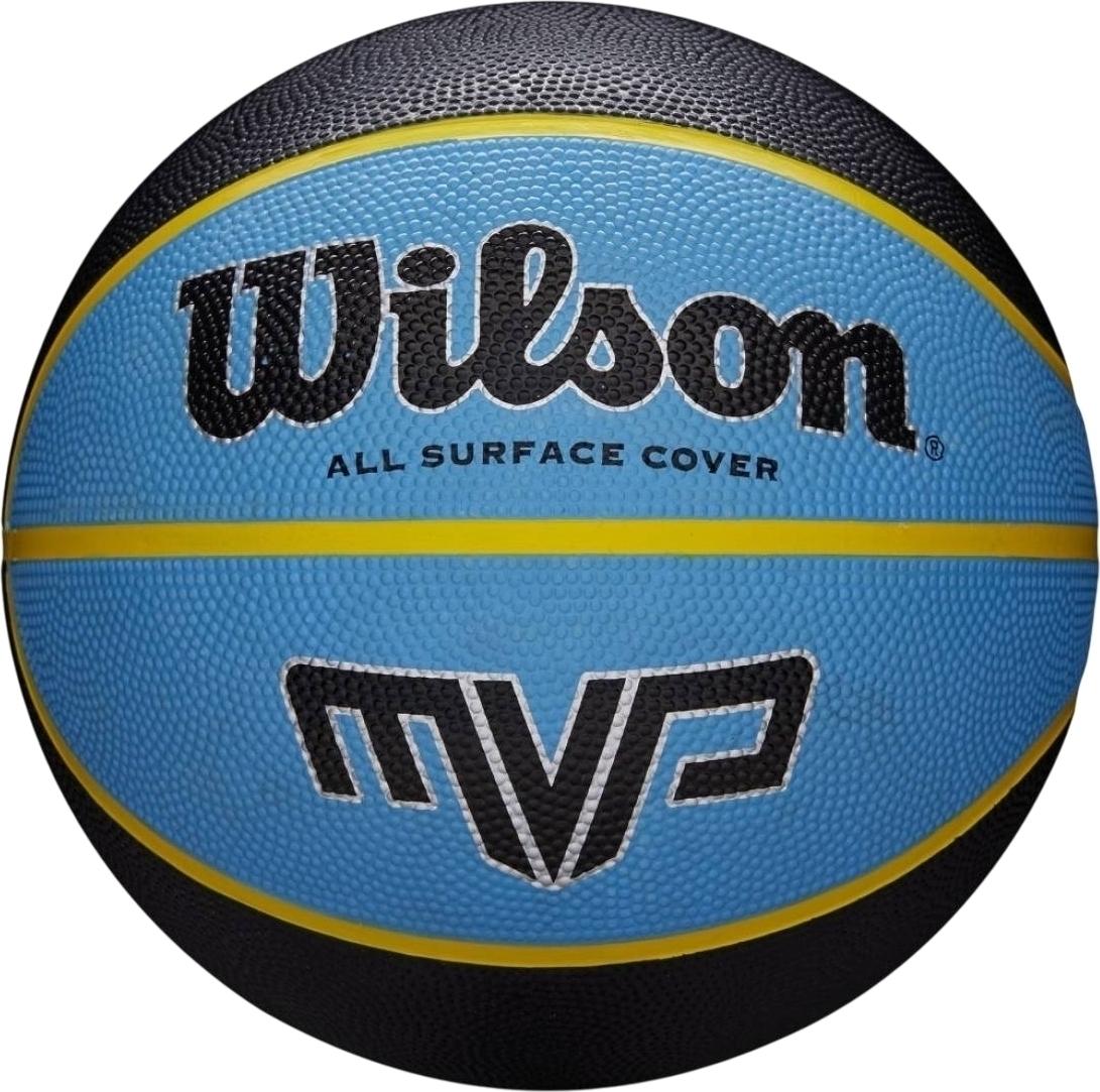 Баскетбольний м'яч Wilson MVP 275 р. 5 Блакитно-жовтий (WTB9017XB05) Баскетбольний м'яч Wilson MVP 275 р. 5 Блакитно-жовтий (WTB9017XB05)