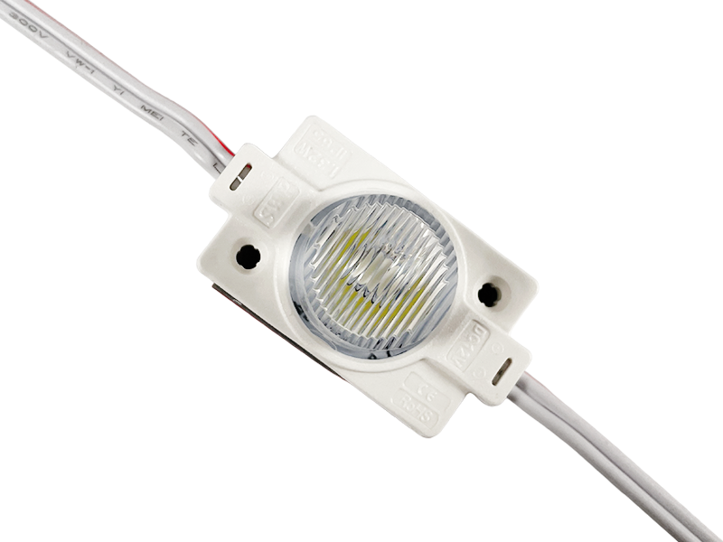Светодиодный модуль торцевой SMD3030 1 LED 12В 1.32Вт IP65 холодный белый (5823)