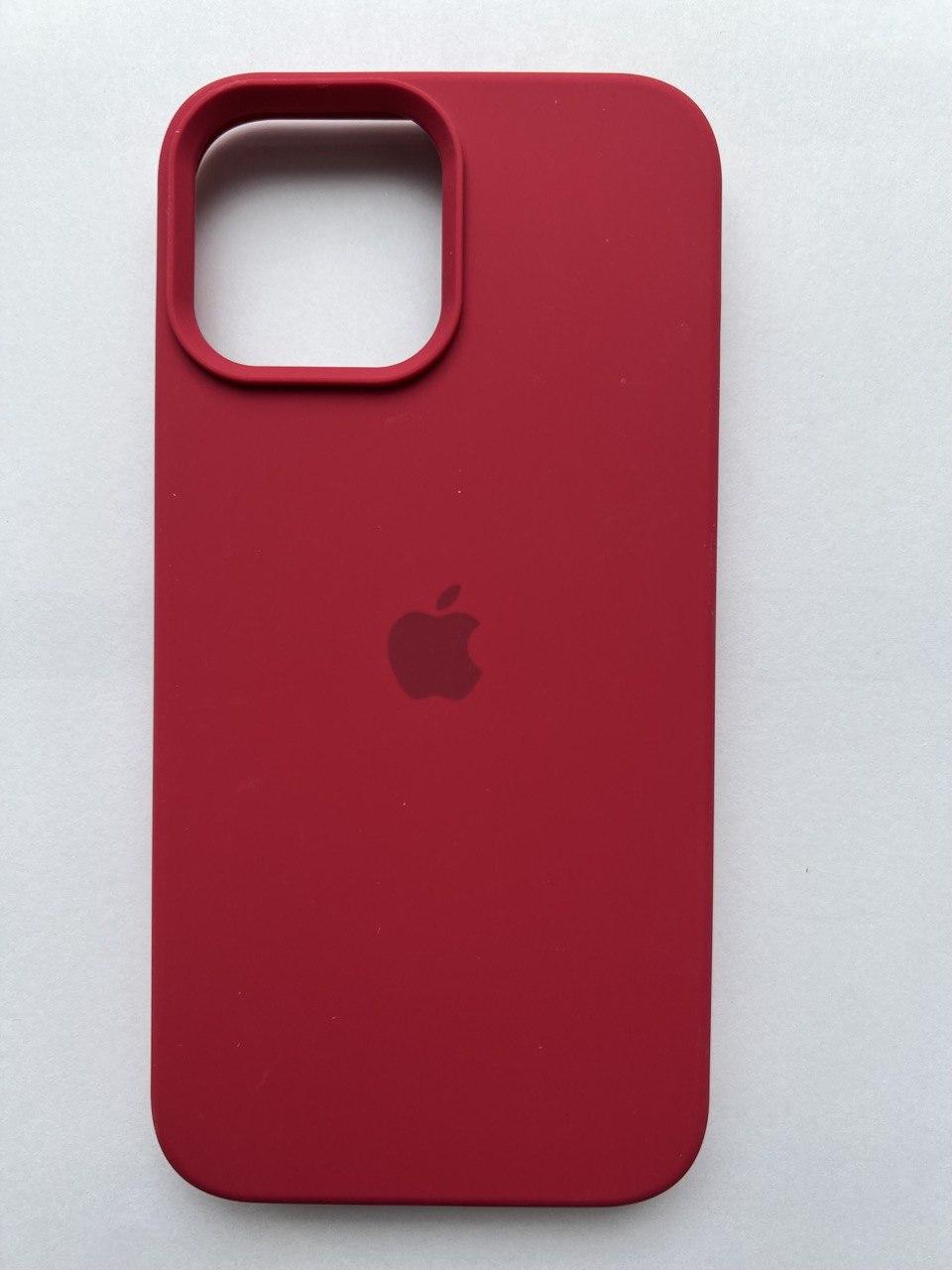 Чехол Silicone Case для Apple iPhone 13 Pro Max Garnet