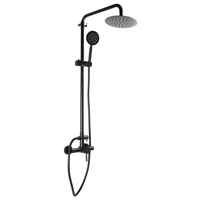 Душевая колонна MIXXUS SUS-003-J со смесителем нержавеющая сталь Черный (MI2807)