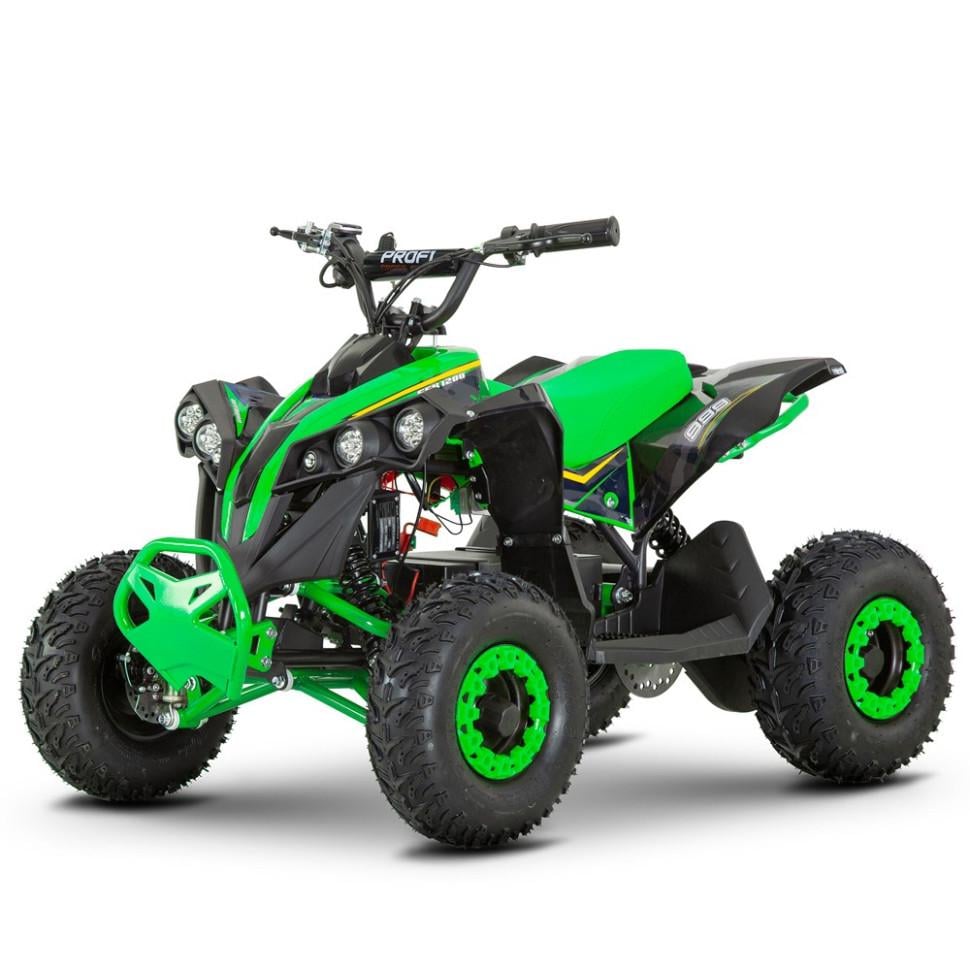 Детский электроквадроцикл Bambi 48V 1000W до 65 кг Лаймовый (DE-169-E-653)