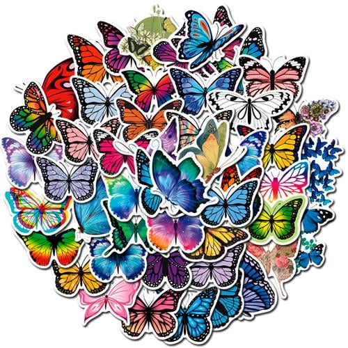 Набір наклейок Метелики Butterflies 50 шт. (3167)