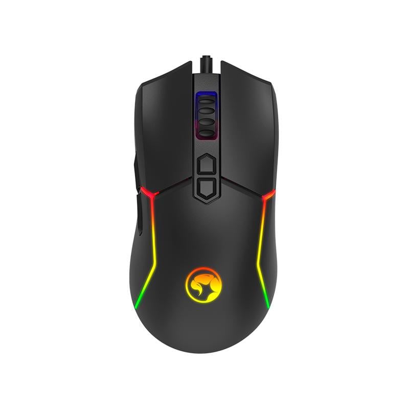 Комп'ютерна мишка ігрова Marvo Wired Gaming Mouse M655 з RGB-підсвічуванням Чорний (22562466)