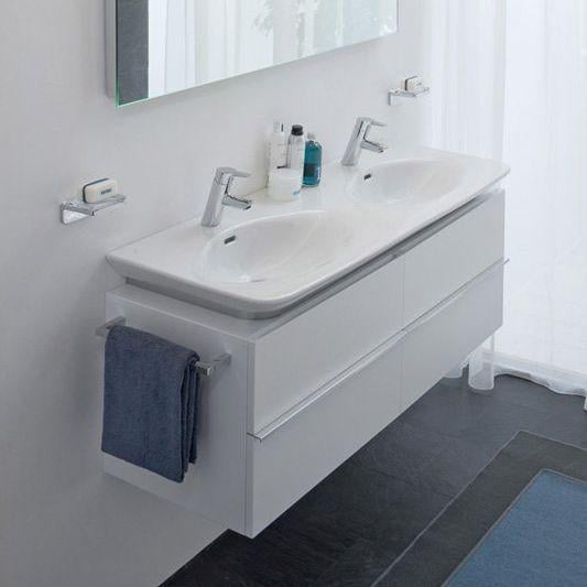 Умывальник подвесной Laufen Palace двойной 130х48 см Белый (H8107080001041) - фото 3 Умывальник подвесной Laufen Palace двойной 130х48 см Белый (H8107080001041) - фото 3