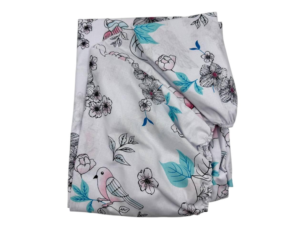 Простынь на резинке Nature and birds 140х200 см (G-0104a/WP/x140) Простынь на резинке Nature and birds 140х200 см (G-0104a/WP/x140)