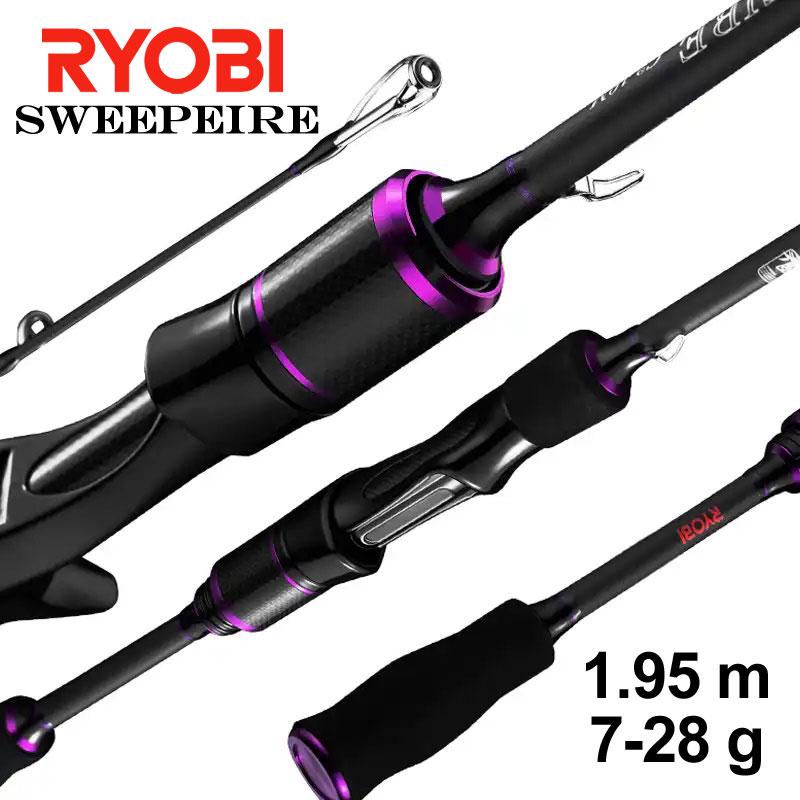 Спінінг Ryobi Sweepeire 4 Section Hi-Carbon 1,95 м 7-28 г (13798564) - фото 8