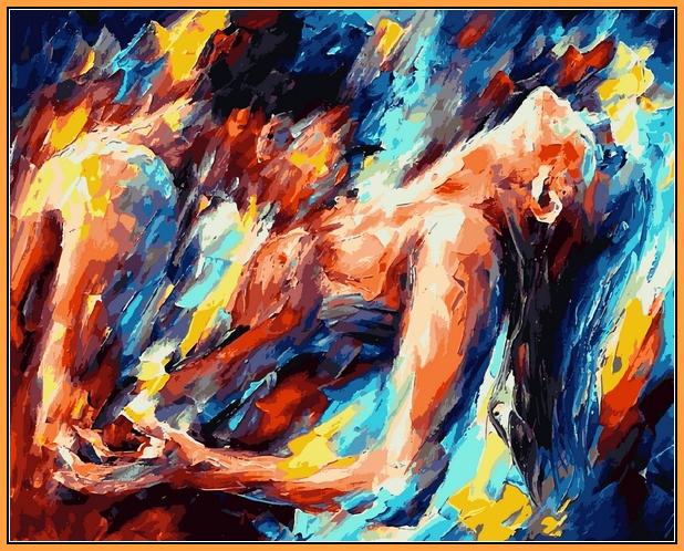 Картина по номерам Babylon Страсть 40x50 см (NB2209R)